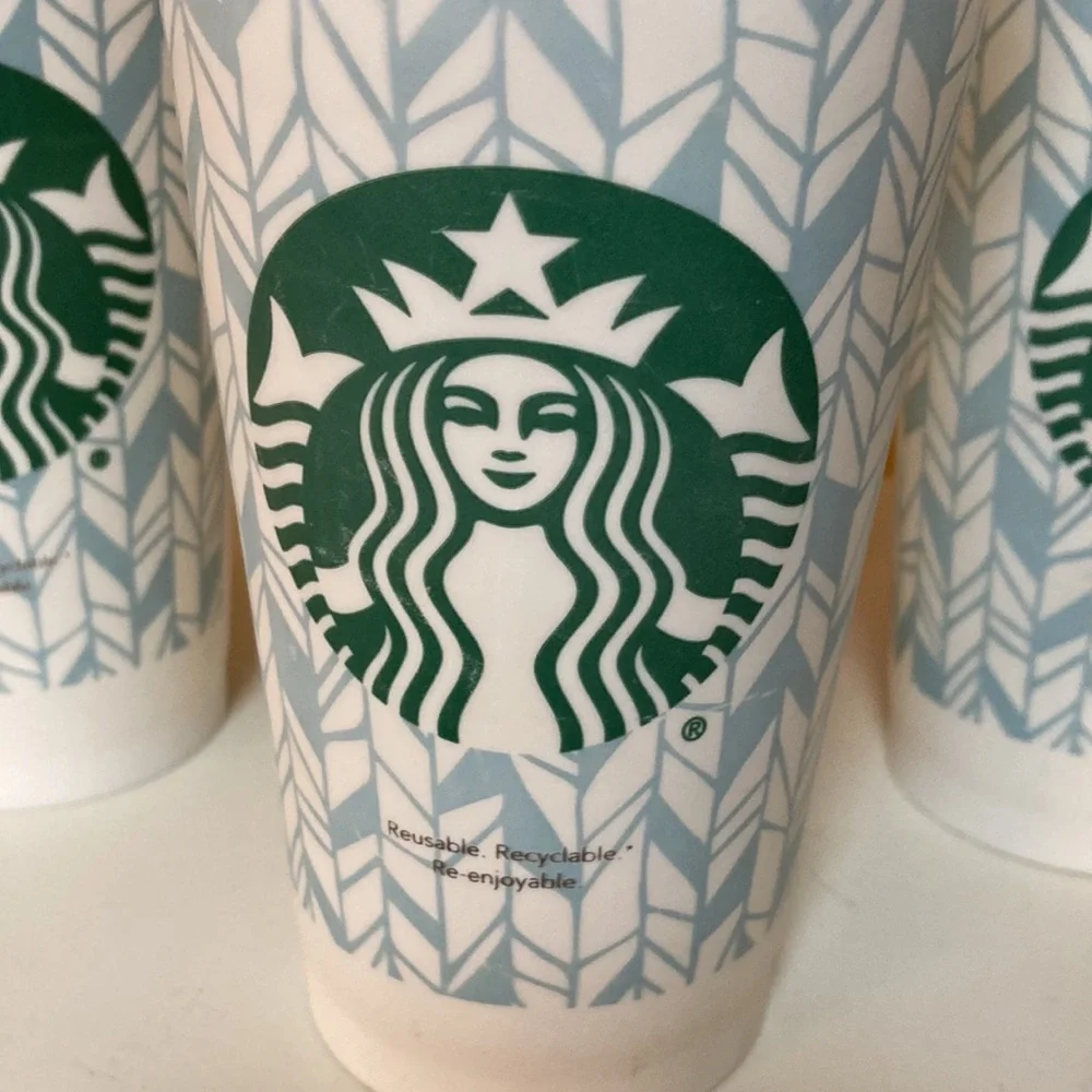 Starbucks Set of Four Reusable To-Go Cups - Picture 2 of 6